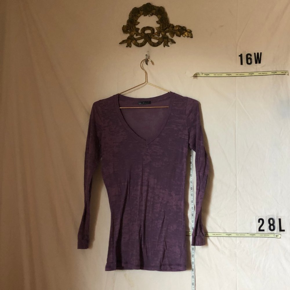 Long sleeved Pretty Purple tee size Medium